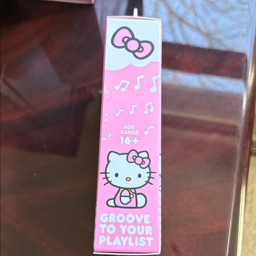 Hello Kitty Pink Bluetooth Headphones and Earbuds